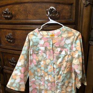 Ruby Rd. Multicolor Floral Jacket